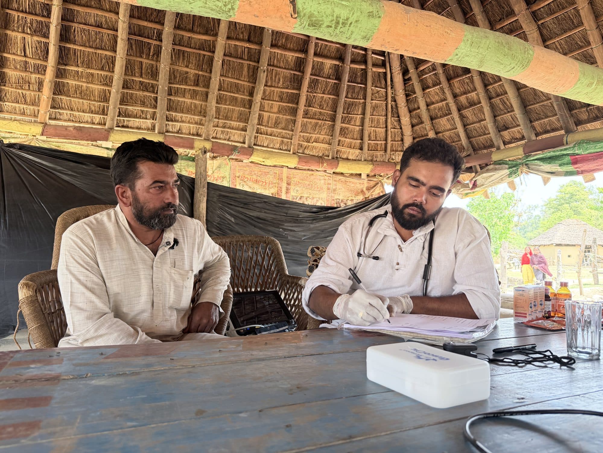 Healing Miles health camp moment